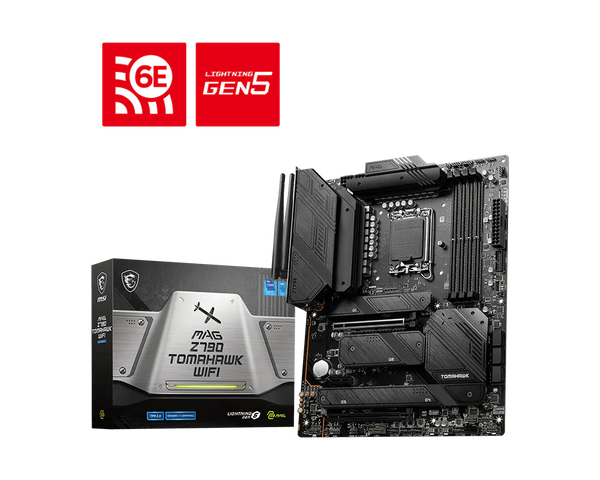 MSI MAG Z790 TOMAHAWK WIFI motherboard with retail box