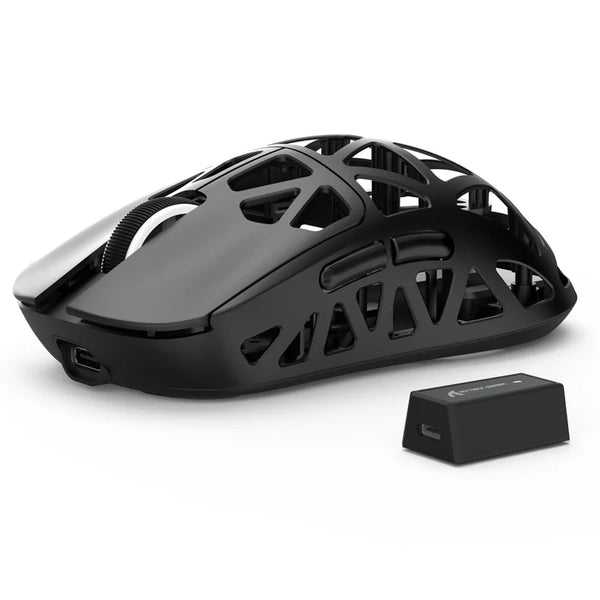 Attack Shark R2 Magnesium Alloy PAW3950 8K Gaming Wireless Mouse – Black/White