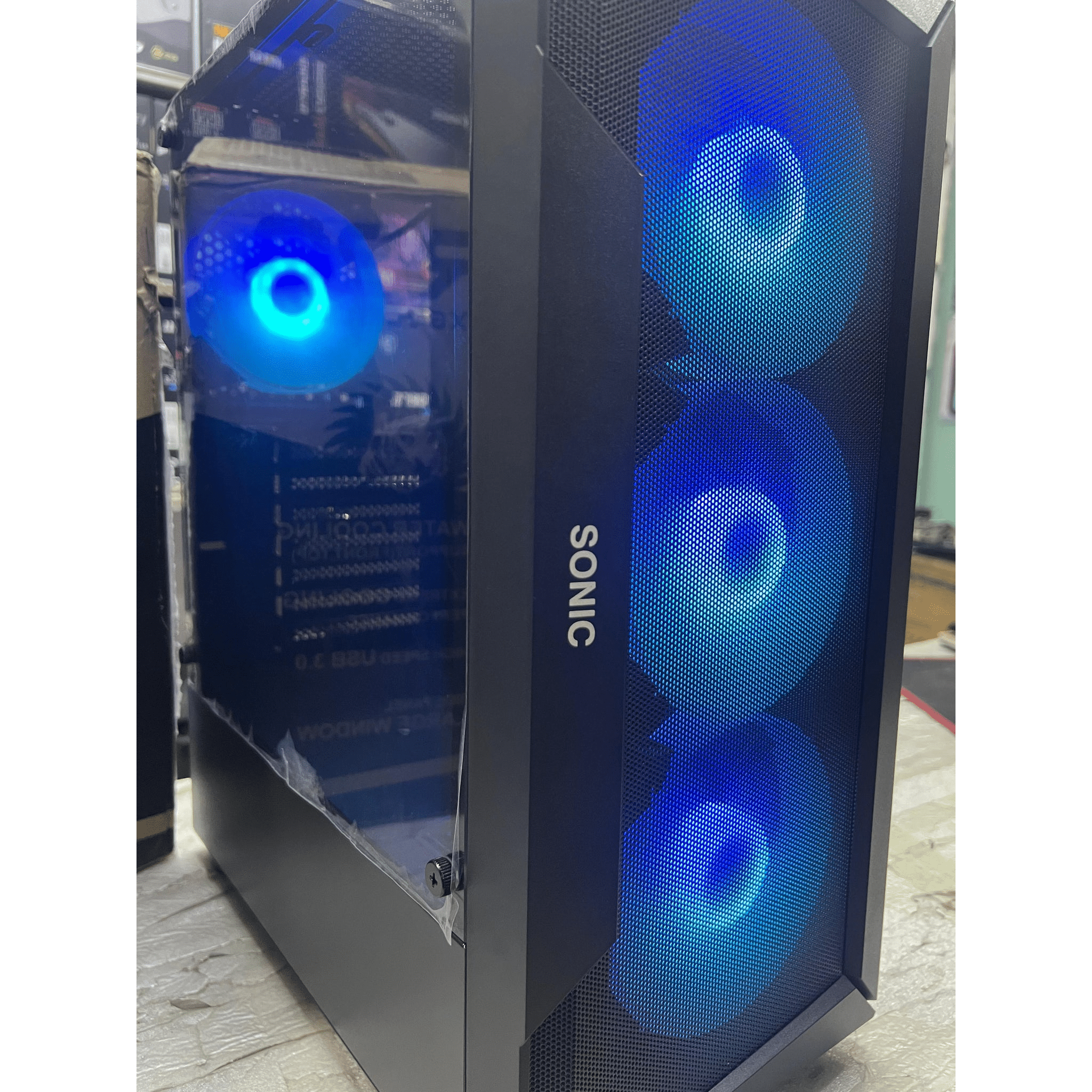 Sonic Casing R28 Black 4 RGB Fans