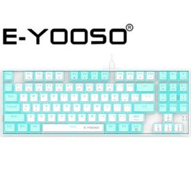 E-YOOSO Z-13 Mechanical Keyboard White Green