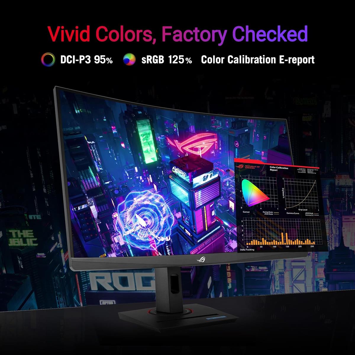 Asus Rog Strix XG27WCS - 180Hz 2K 1440p WQHD VA 27" Type-C Curved Gaming Monitor