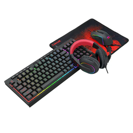 Redragon S148 RGB K515, M616, H120 & P016 4-in-1 Combo Set - Gaming Wala Bhai