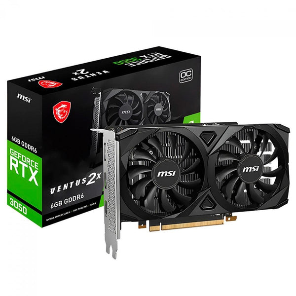 MSI GeForce RTX 3050 VENTUS 2X E 6G OC Graphics Card product image
