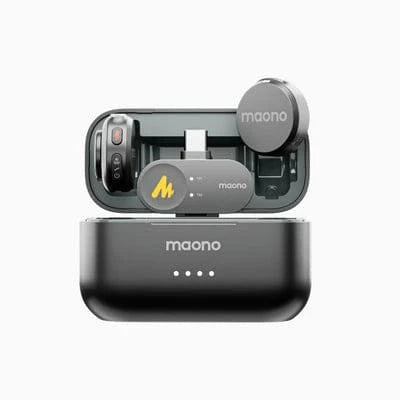 MAONO Wave T5 PC2 Wireless Lavalier Microphone — USB-C