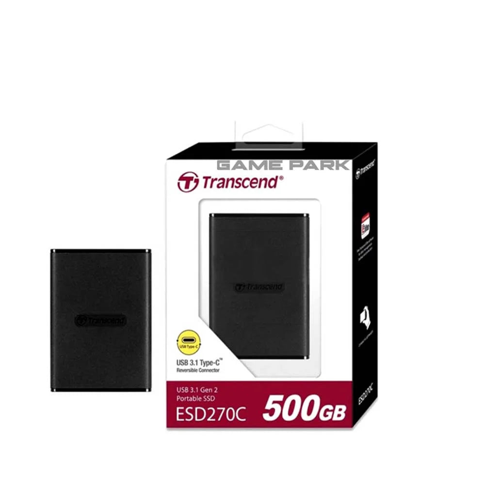 Transcend ESD270C 500GB USB 3.1 Gen 2 Type-C Portable SSD