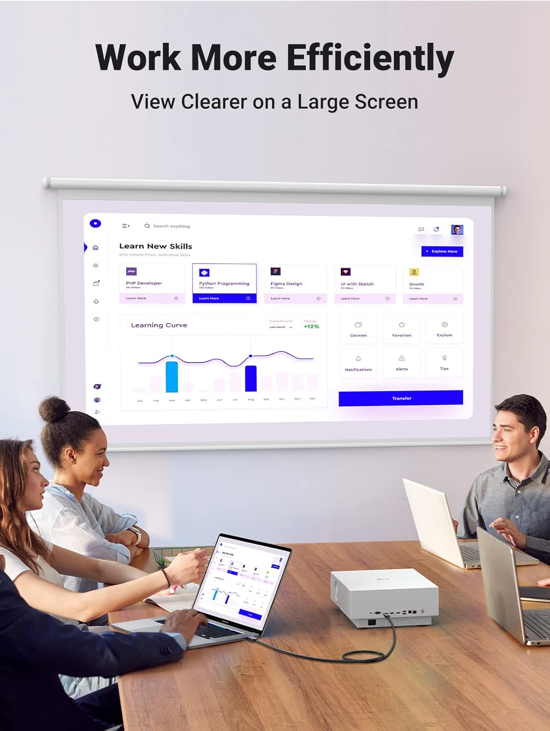UGREEN 10204 5m Passive DisplayPort-to-HDMI Cable, 4K30 — connection and usage detail 3