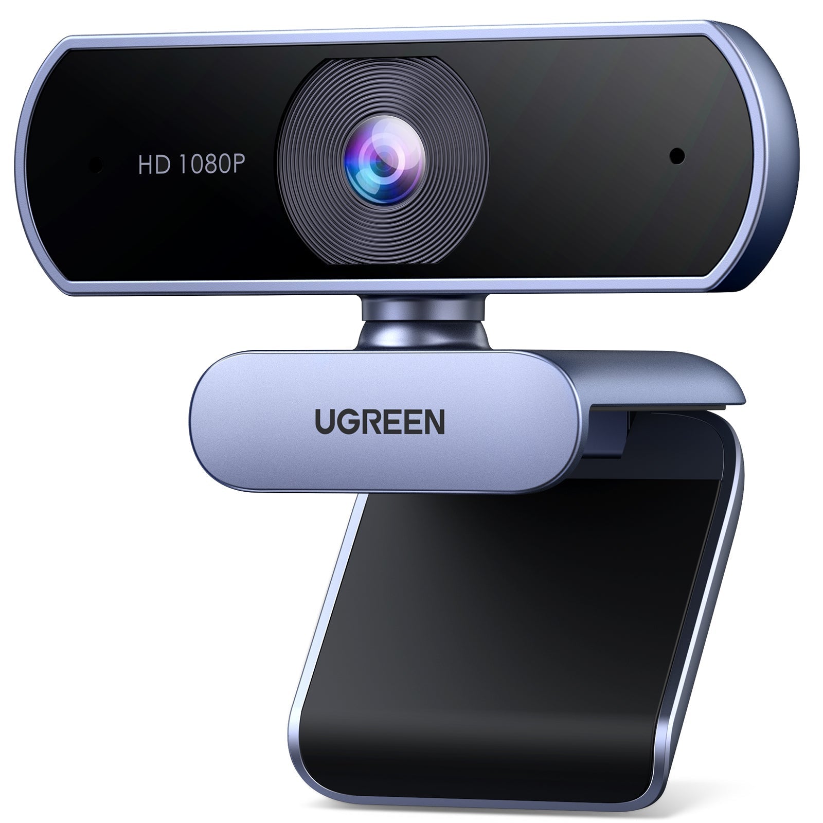 UGREEN Webcam, 1080P@30FPS Web Camera with 2 Noise Canceling Microphones, Plug and Play, Auto Light Correction, 85° View USB Video Webcam — product view