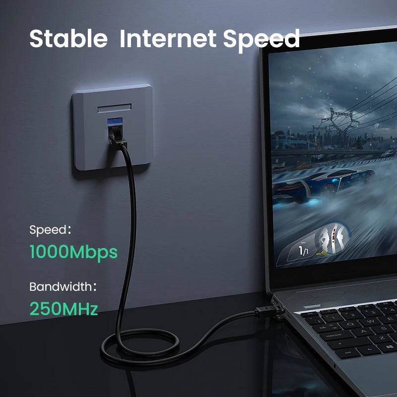 UGREEN 20164 CAT6 UTP LAN Cable (26AWG-CCA) 10 Meter — connection and usage detail 3