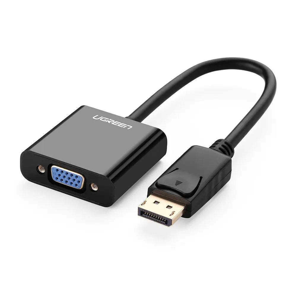 UGREEN DisplayPort to VGA Adapter DP Male to VGA Female Converter 1080P 60Hz Durable ABS Case Monitor Projector HDTV (20415) — product view