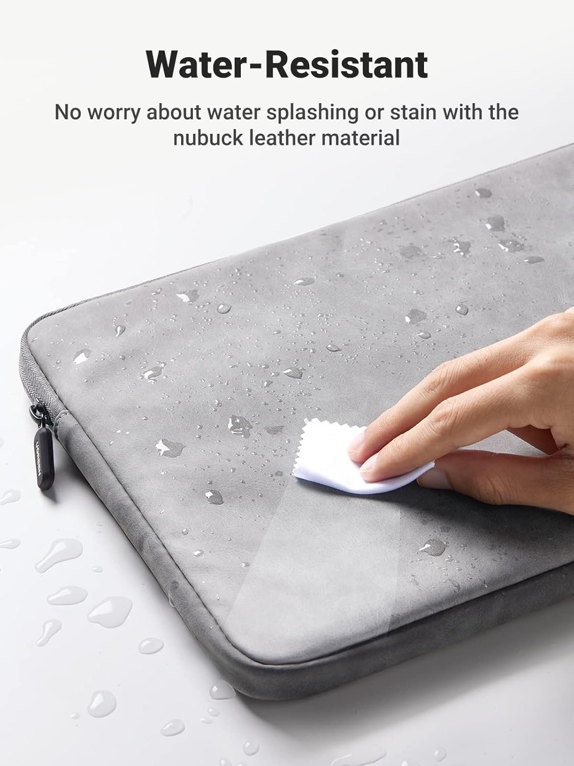 UGREEN 20476 14-15 Inch Laptop Sleeve, Shockproof, Water-Resistant Case — connection and usage detail 3