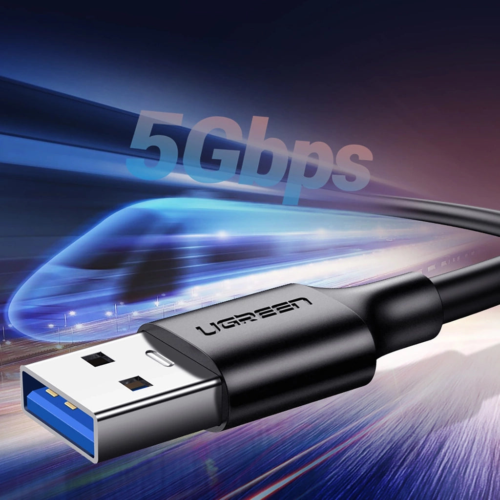 UGREEN US184 USB-A to USB-C 5Gbps Cable, 1m (20882) — connection and usage detail 2