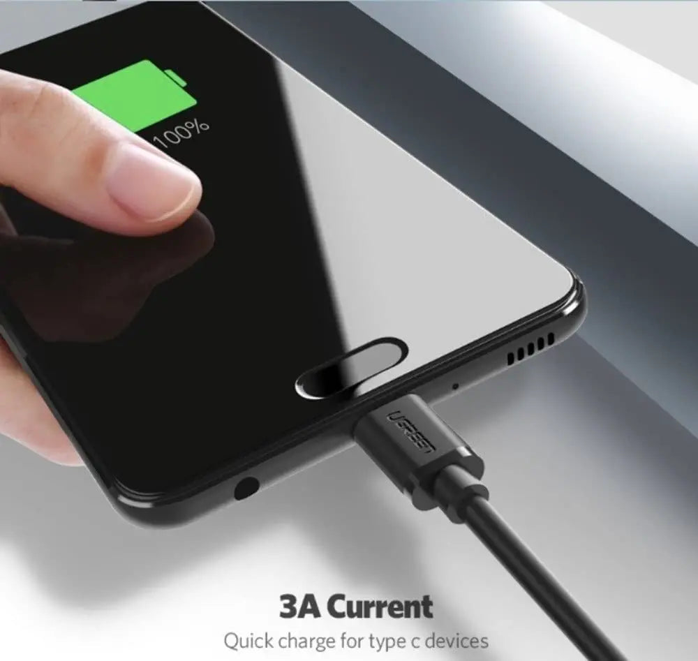 UGREEN US184 USB-A to USB-C 5Gbps Cable, 2m (20884) — connection and usage detail 2