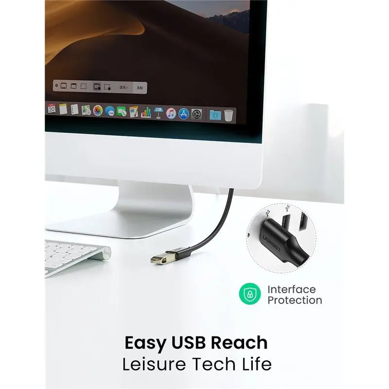UGREEN 3m USB 3.0 Type-A Extension Cable, 5Gbps (30127) — connection and usage detail 1