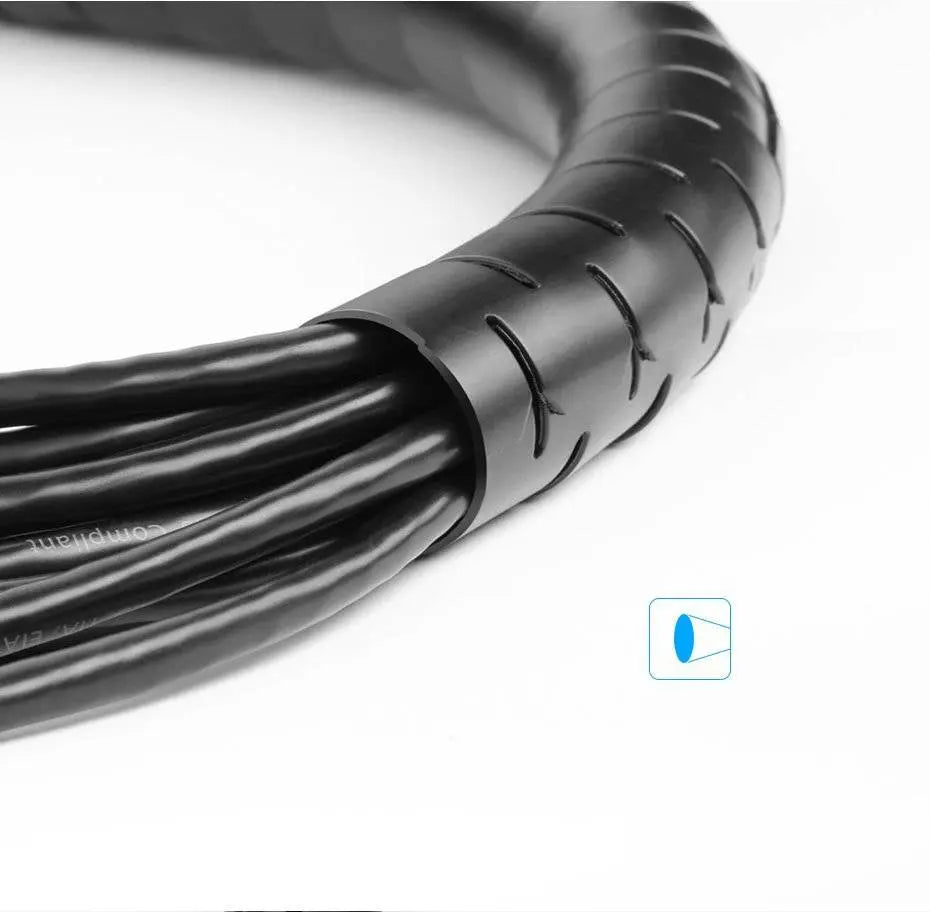 UGREEN PE Spiral Cable Management Sleeve, 5m (30820) — connection and usage detail 2