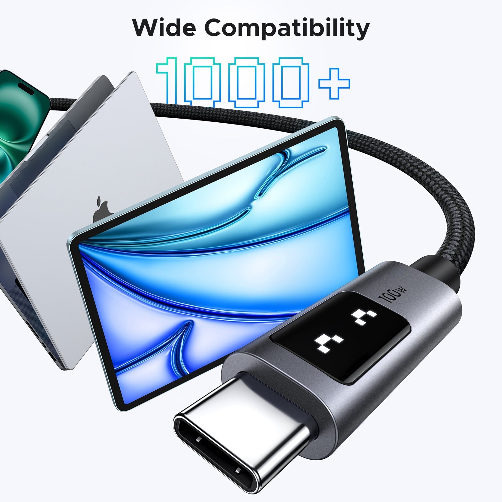UGREEN Uno USB-C to USB-C Cable 100W — connection and usage detail 2