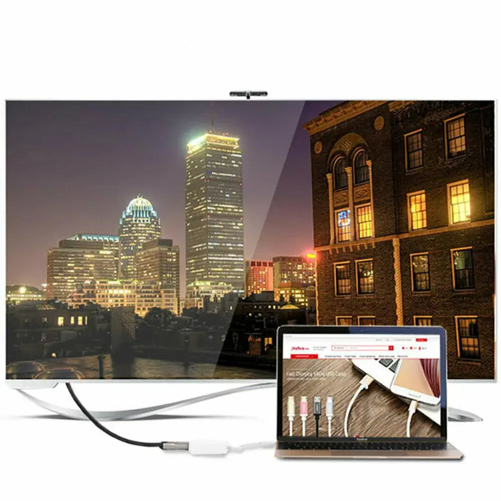 UGREEN USB-C to HDMI Adapter, 4K@30Hz, White (40273) — connection and usage detail 2