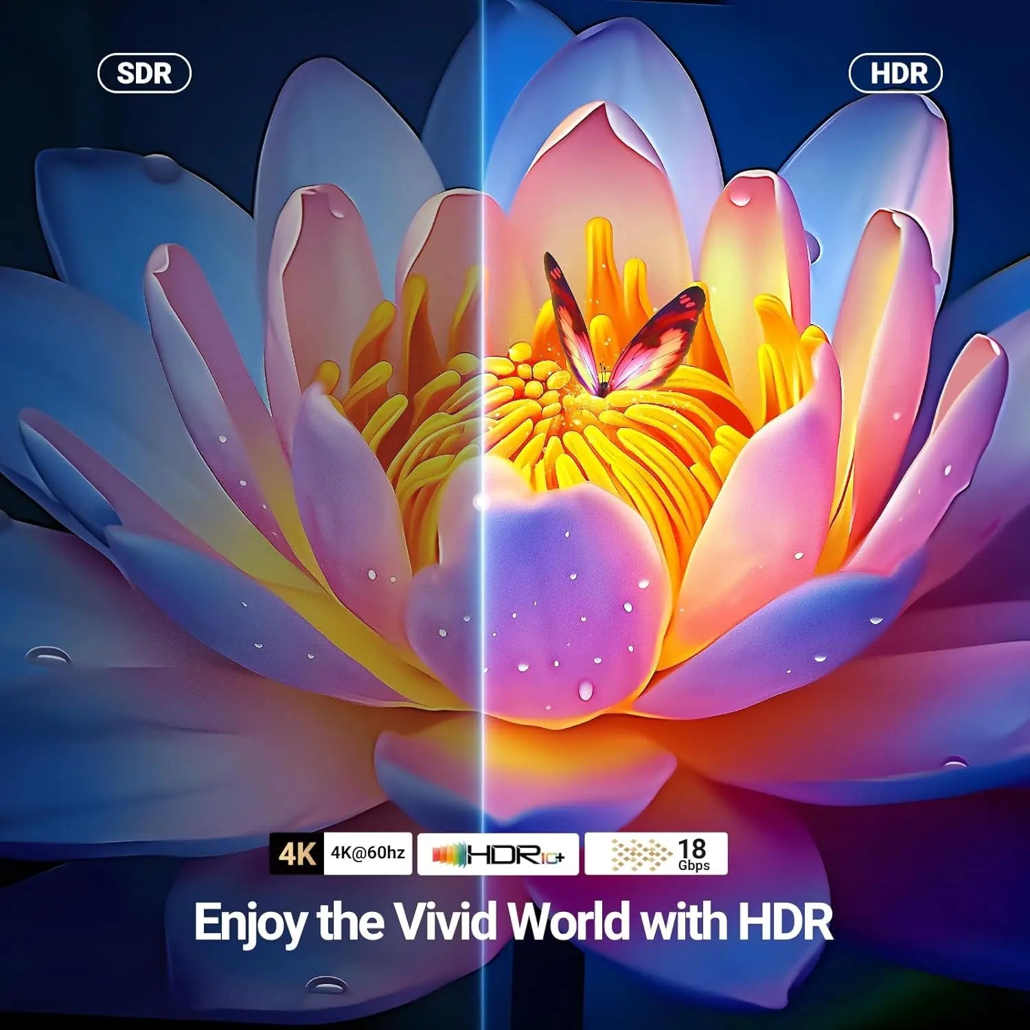 UGREEN 40408 1m HDMI 2.0 Cable, 4K@60Hz — connection and usage detail 3