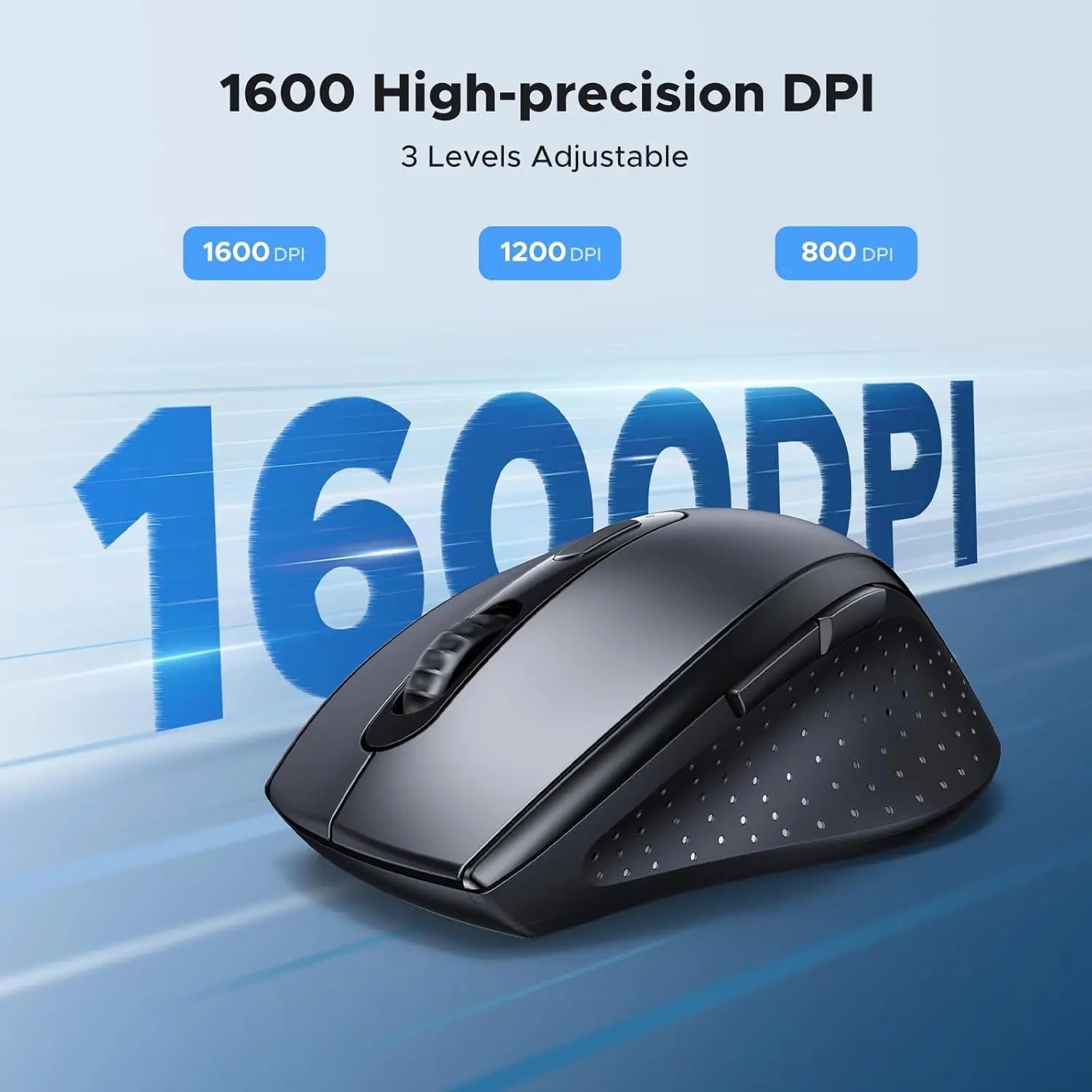 UGREEN M511 45012 2.4GHz Wireless Ergonomic Mouse — connection and usage detail 2