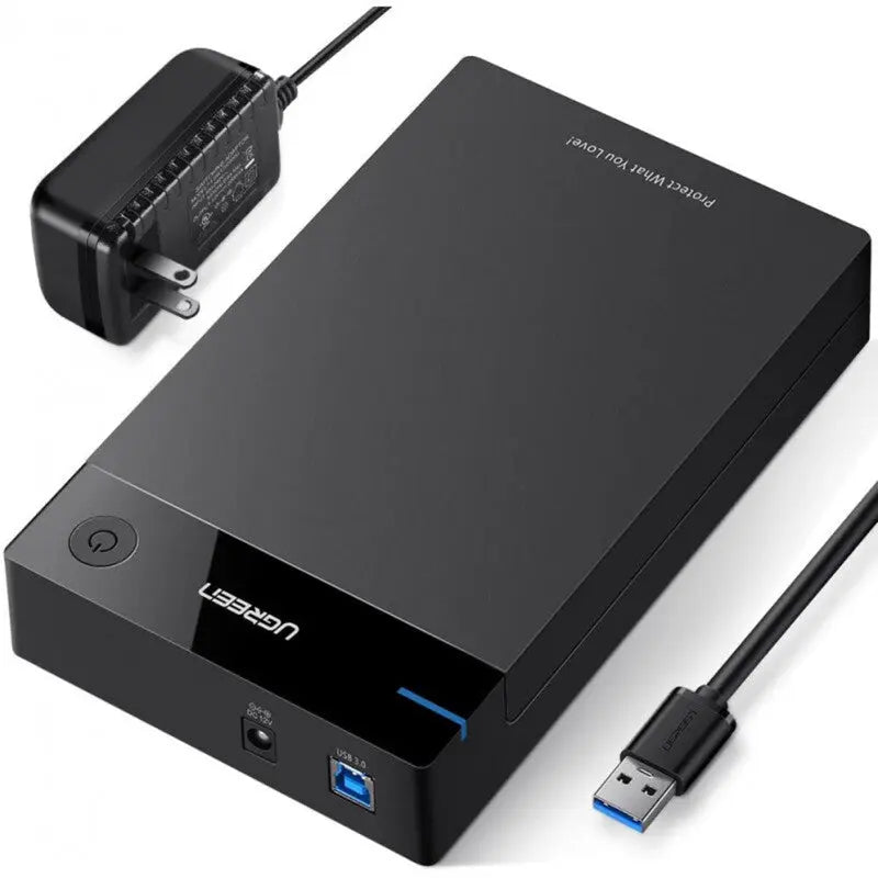 UGREEN 50422 Powered 3.5/2.5-Inch SATA Enclosure, 5Gbps — product view