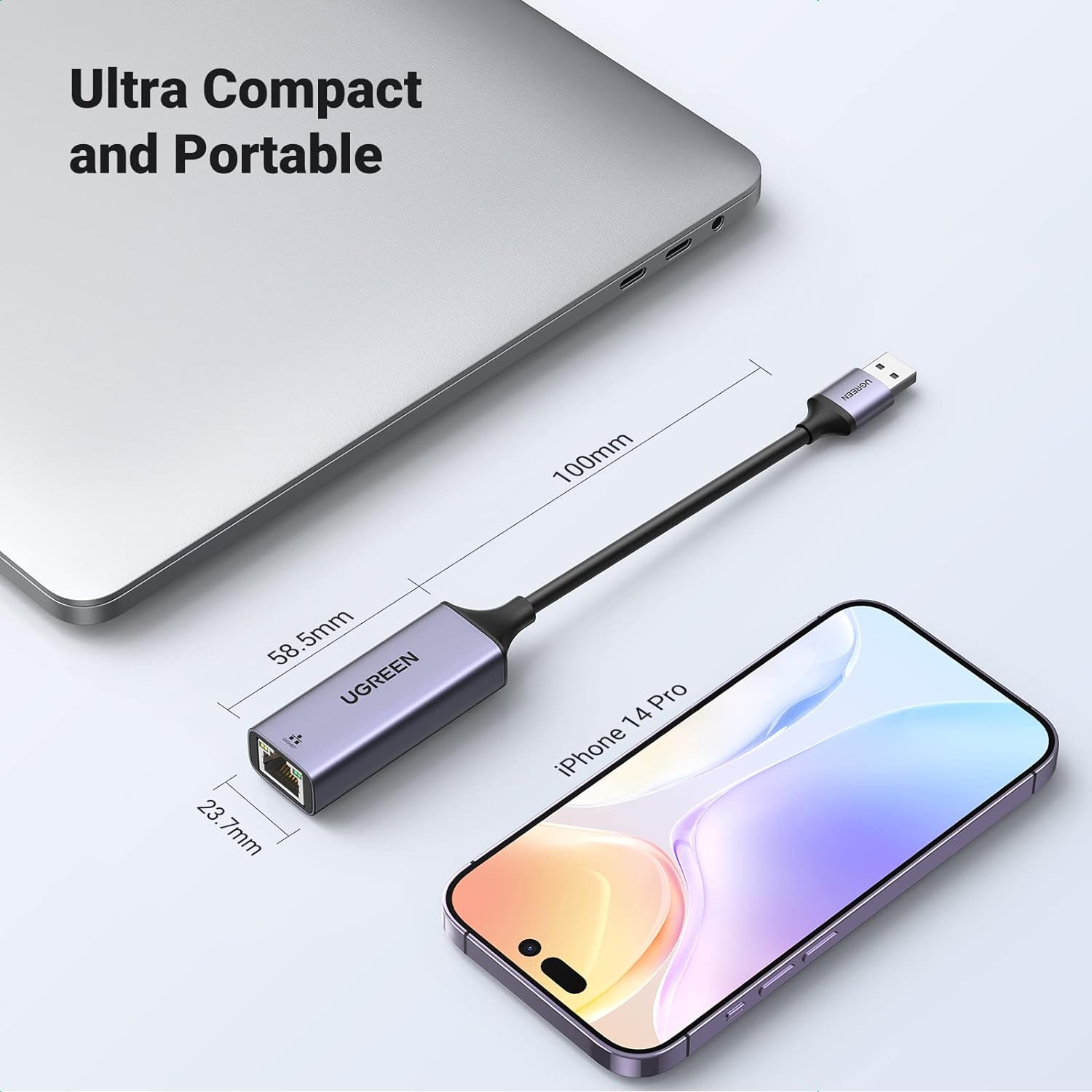 UGREEN 50922 USB 3.0 Gigabit Ethernet Network Adapter — connection and usage detail 2