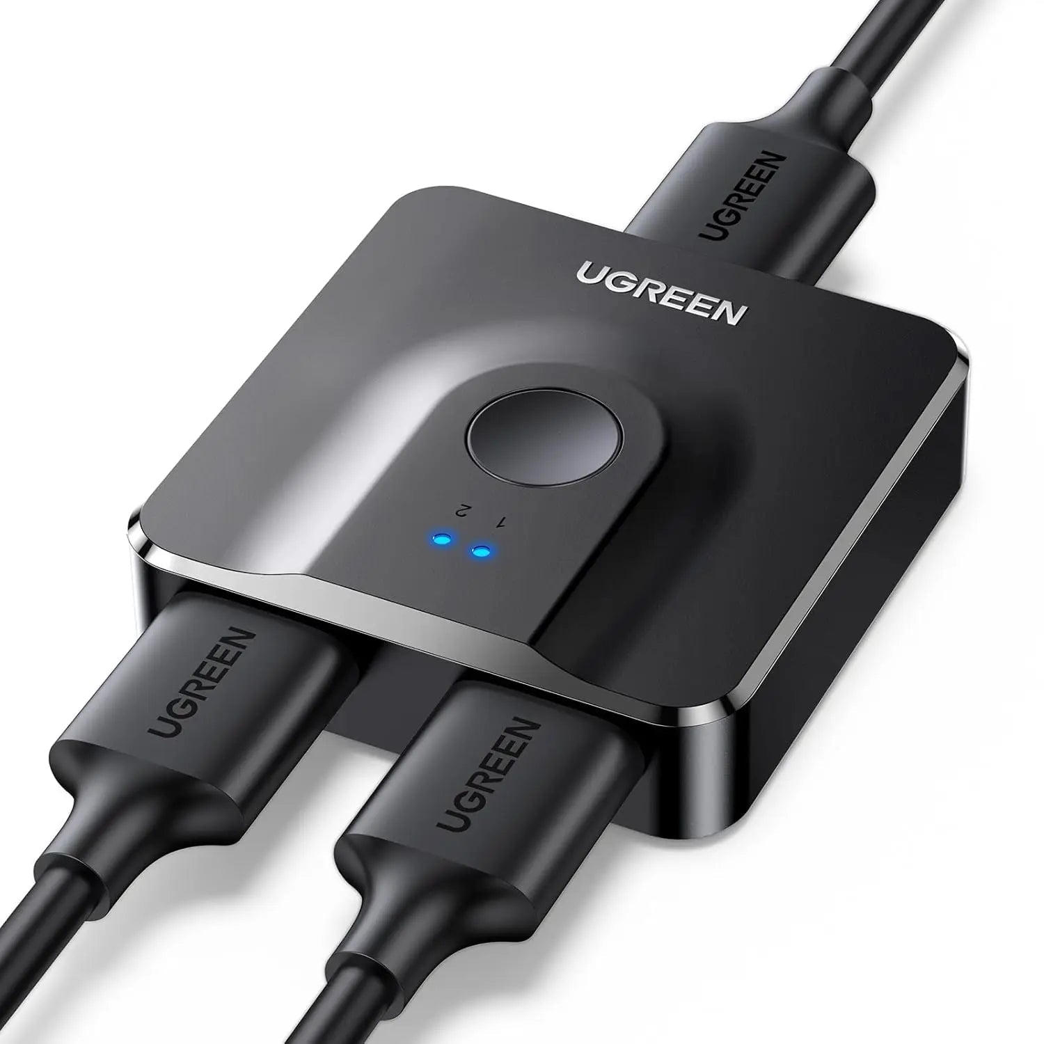 UGREEN 50966 Bidirectional 2-Port HDMI Switch, 4K60 — connection and usage detail 1