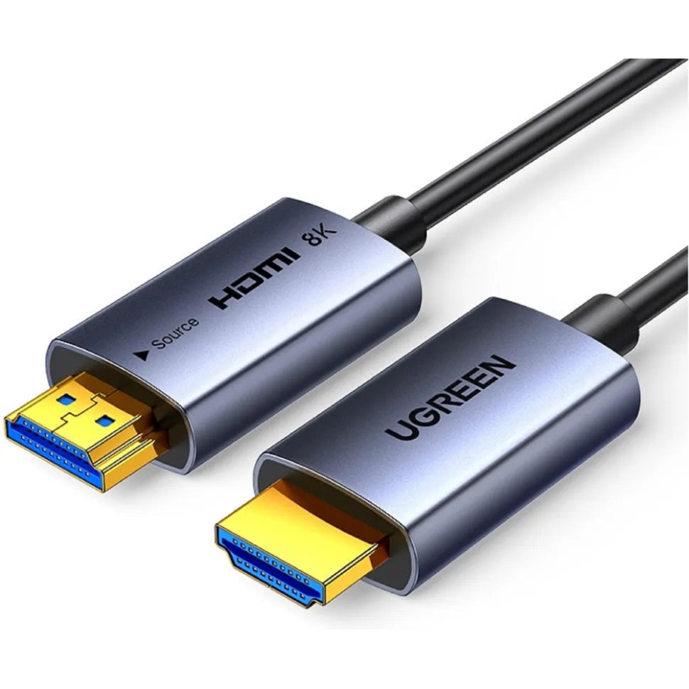 UGREEN HDMI 2.1 8K@60Hz Fiber Optic Male to Male Cable Aluminum Shell HD183 — product view
