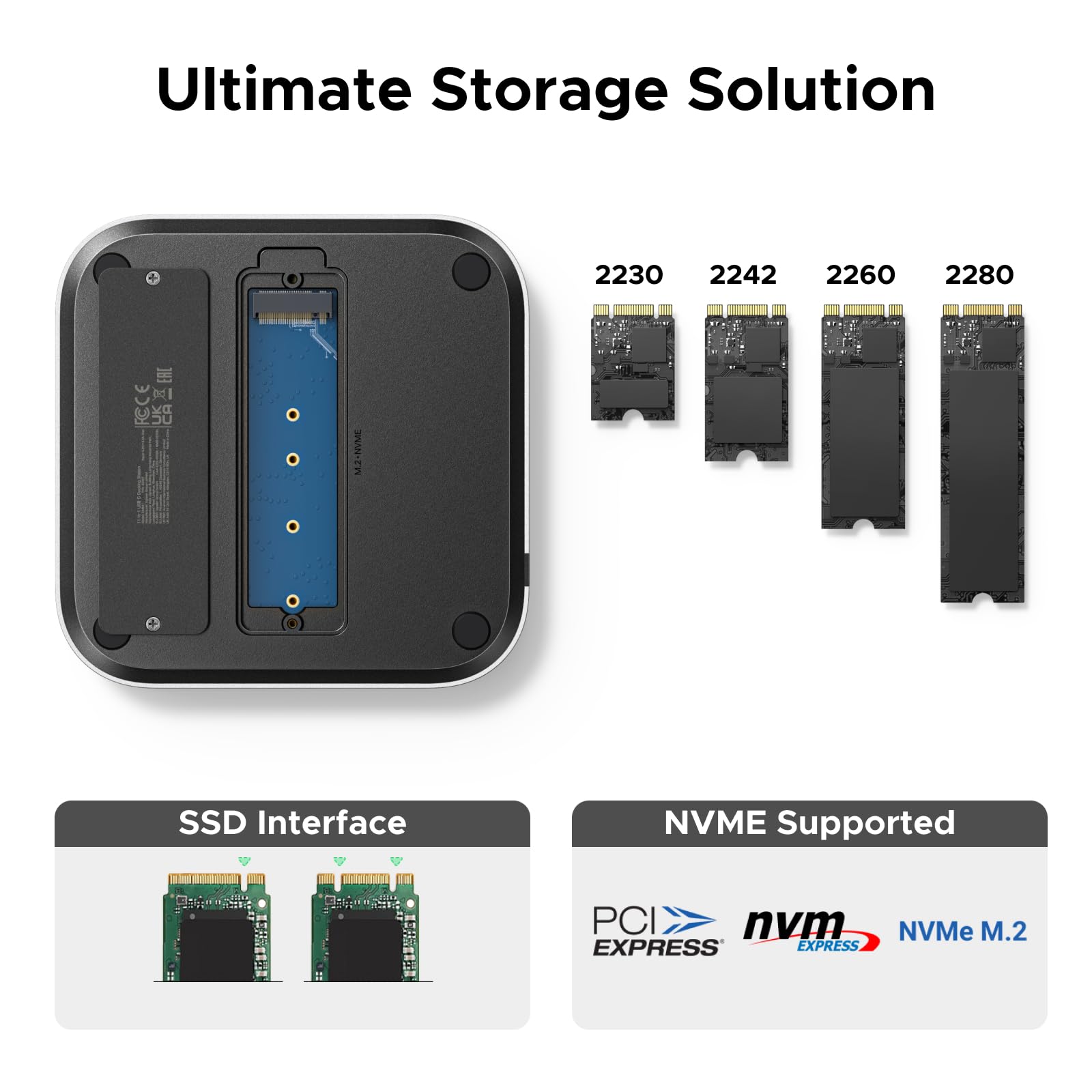 UGREEN Mac mini 11-in-1 Docking Station with SSD Expansion — connection and usage detail 2