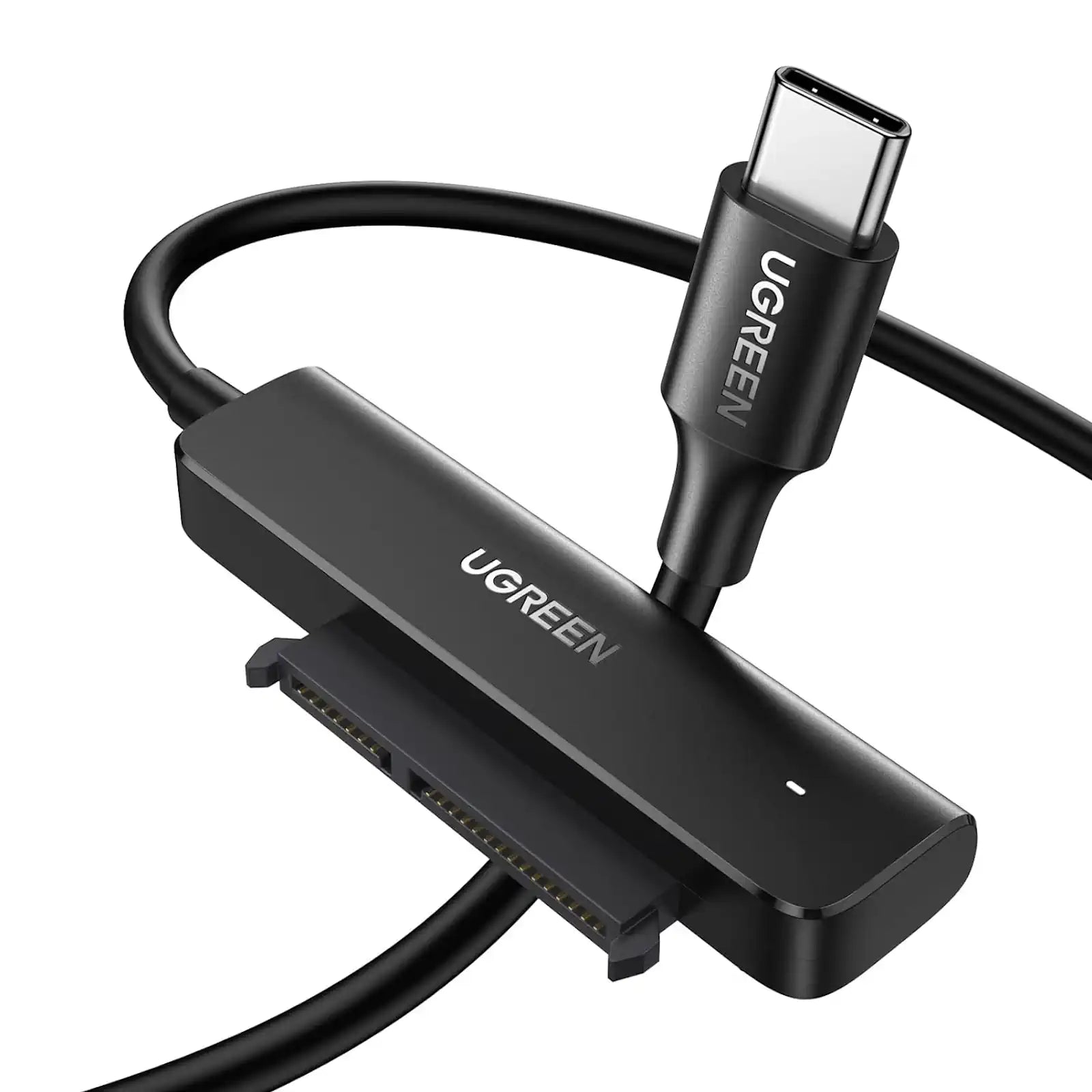 UGREEN 70610 SATA to USB C Adapter Cable, USB C Hard Drive Reader for 2.5 Disk, Type C to SATA III Cable with UASP Compatible with SATA HDD SSD, MacBook Pro Air, USB C Laptop — product view