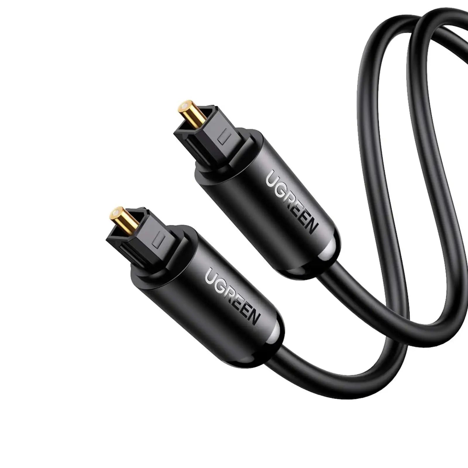 UGREEN 70893 Toslink Optical Audio Cable (3 Meter) Fiber Optic Digital Audio Cable, Multi-Core Fiber, Micro-Convex Lens, Gold-Plated Connectors, for Home Theater, Soundbar, TV, PS4, Xbox, Blu-Ray — product view