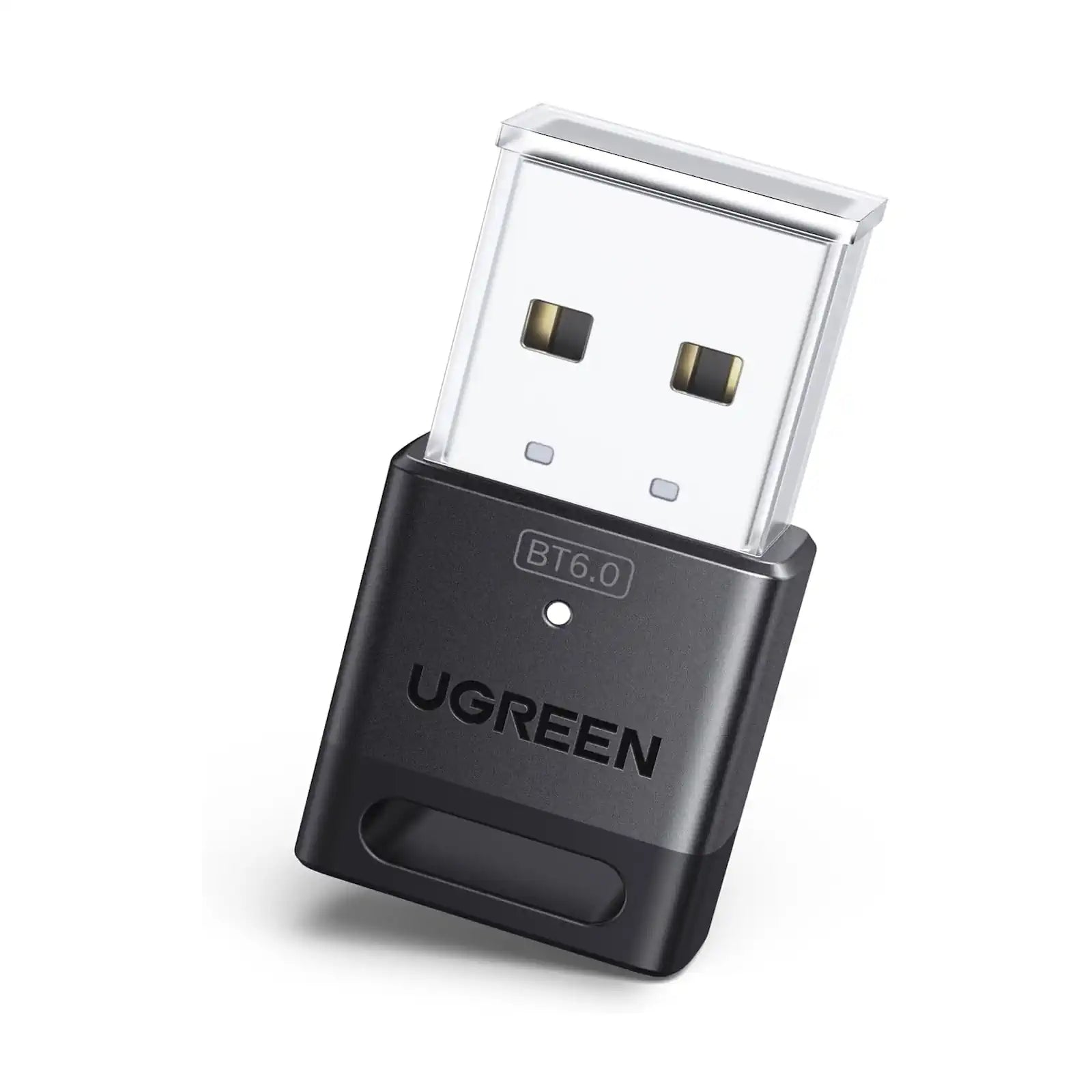 UGREEN 75073 USB Bluetooth 6.0 Adapter for PC, Bluetooth Dongle Receiver EDR & BLE, Plug & Play for Windows 11/10/8.1, for Headphone/ Keyboard/ Mouse/ Speakers/ Printer — product view