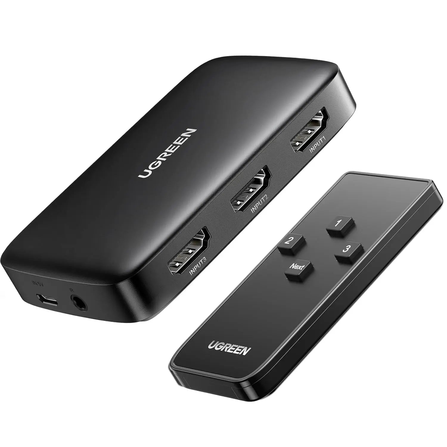 UGREEN 3 In 1 Out HDMI Switch Splitter IR Remote 4K@30Hz 3D 1080P Nintendo Switch PS4 Xbox One Apple TV Fire Stick Blu-Ray 80125 — product view
