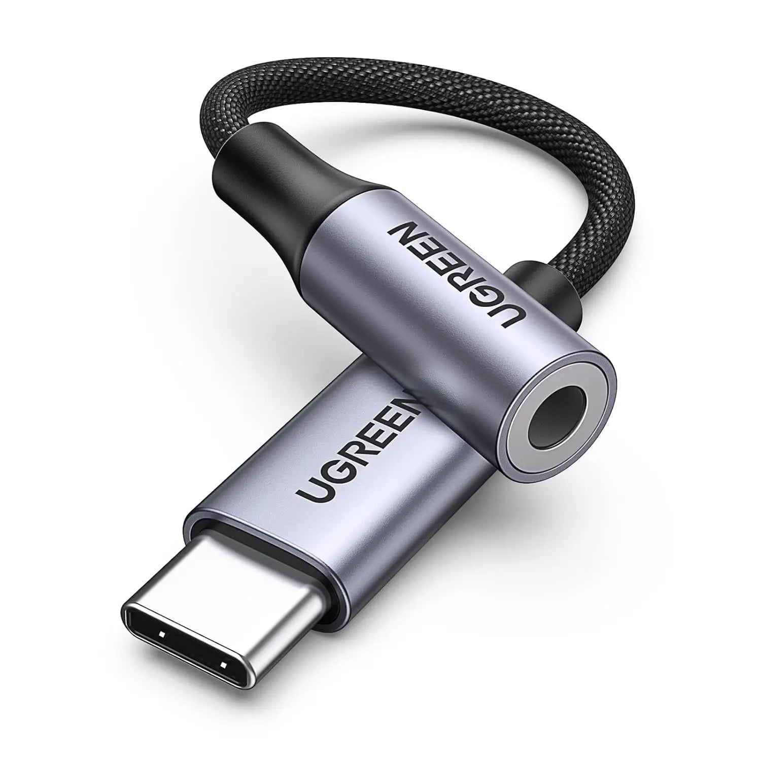UGREEN 80154 USB-C to 3.5mm DAC Headset Adapter, 10cm — product view