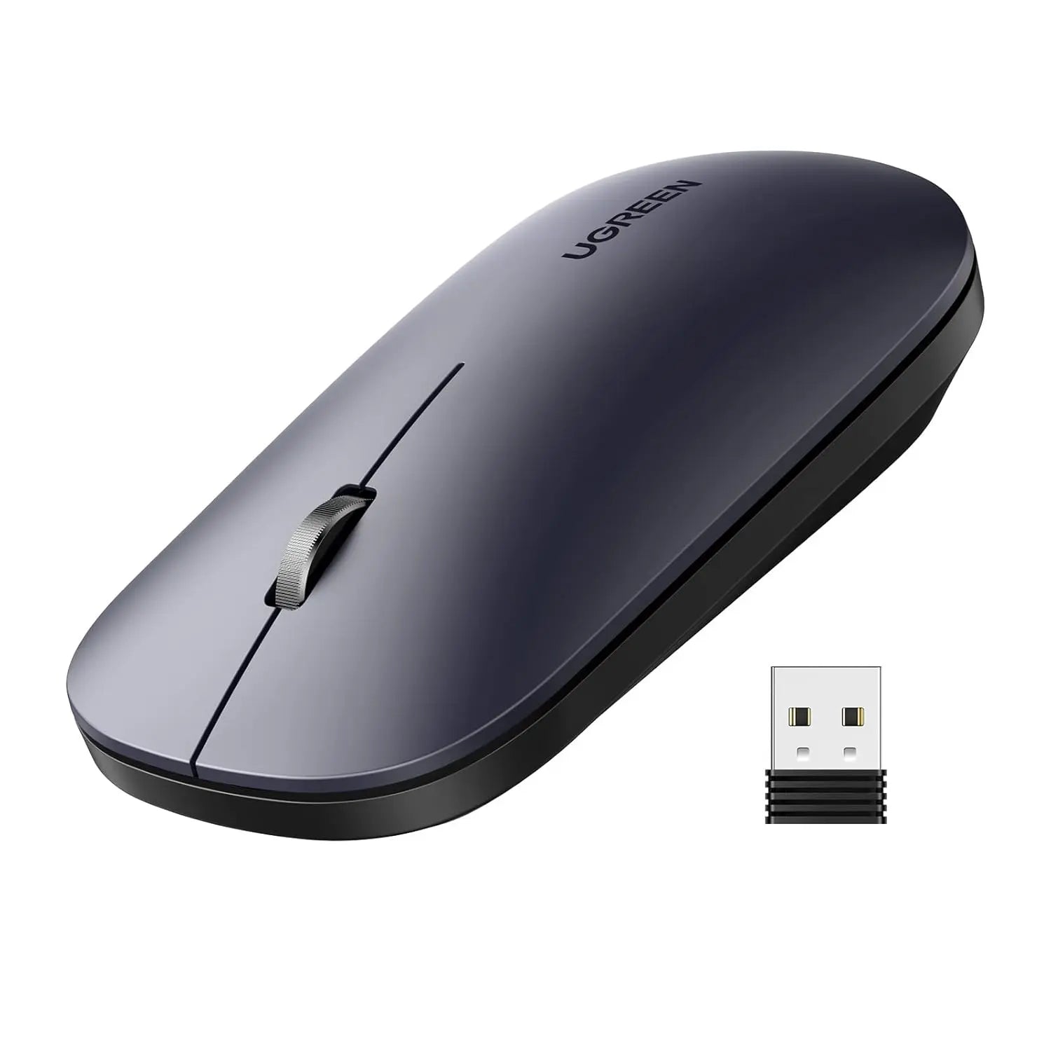 UGREEN MU001 90372 2.4GHz Silent Mouse, 4000 DPI, Black — product view
