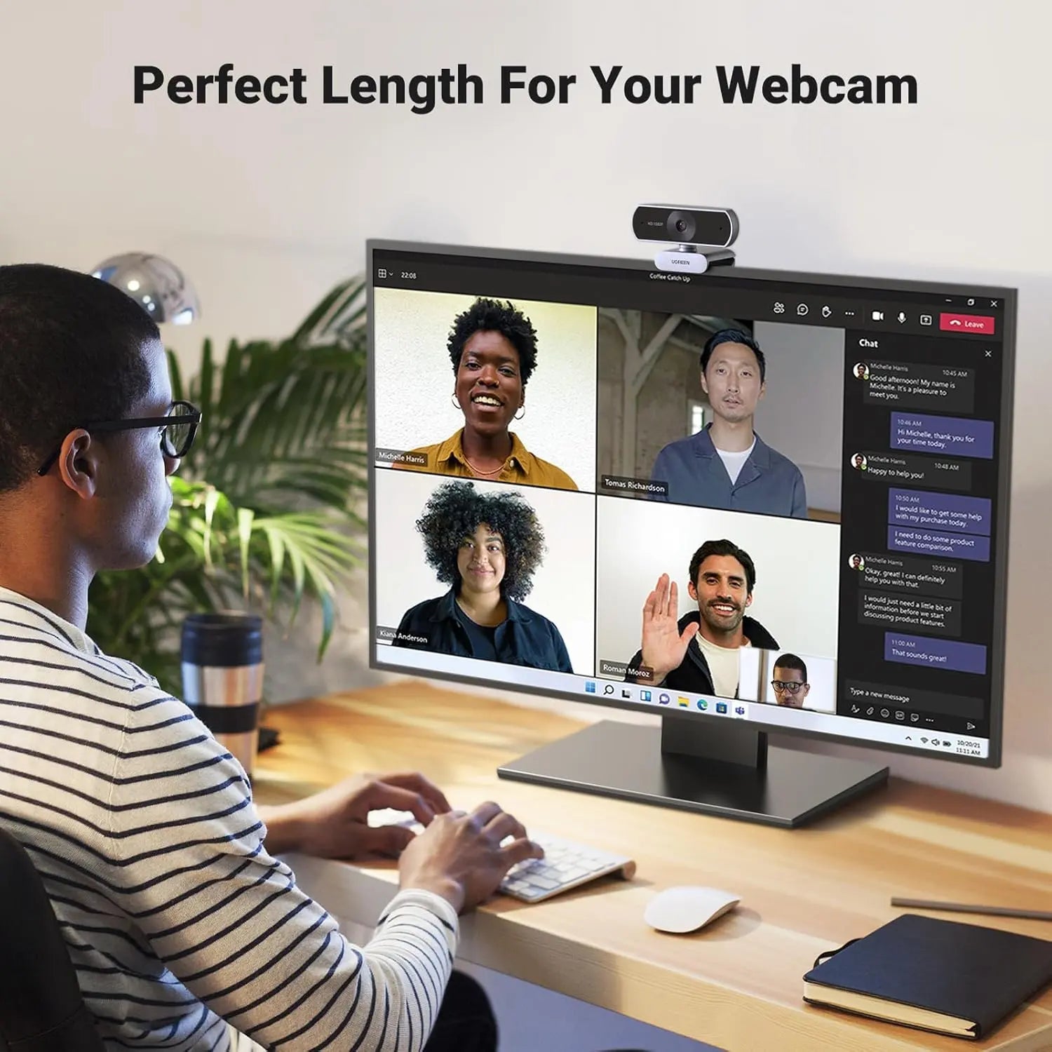 UGREEN US129 90722 5m USB 3.0 Extension Cable — connection and usage detail 3