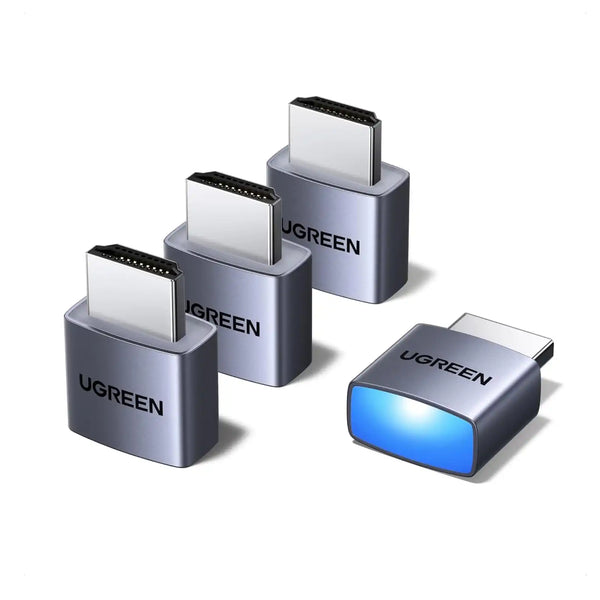 UGREEN 95994 4 Pack HDMI Dummy Plug 4K@60Hz 2K@60Hz 1080P@120Hz, EDID Emulator, Virtual Monitor Emulator, HDMI Headless Adapter for Remote PC, Laptop — product view