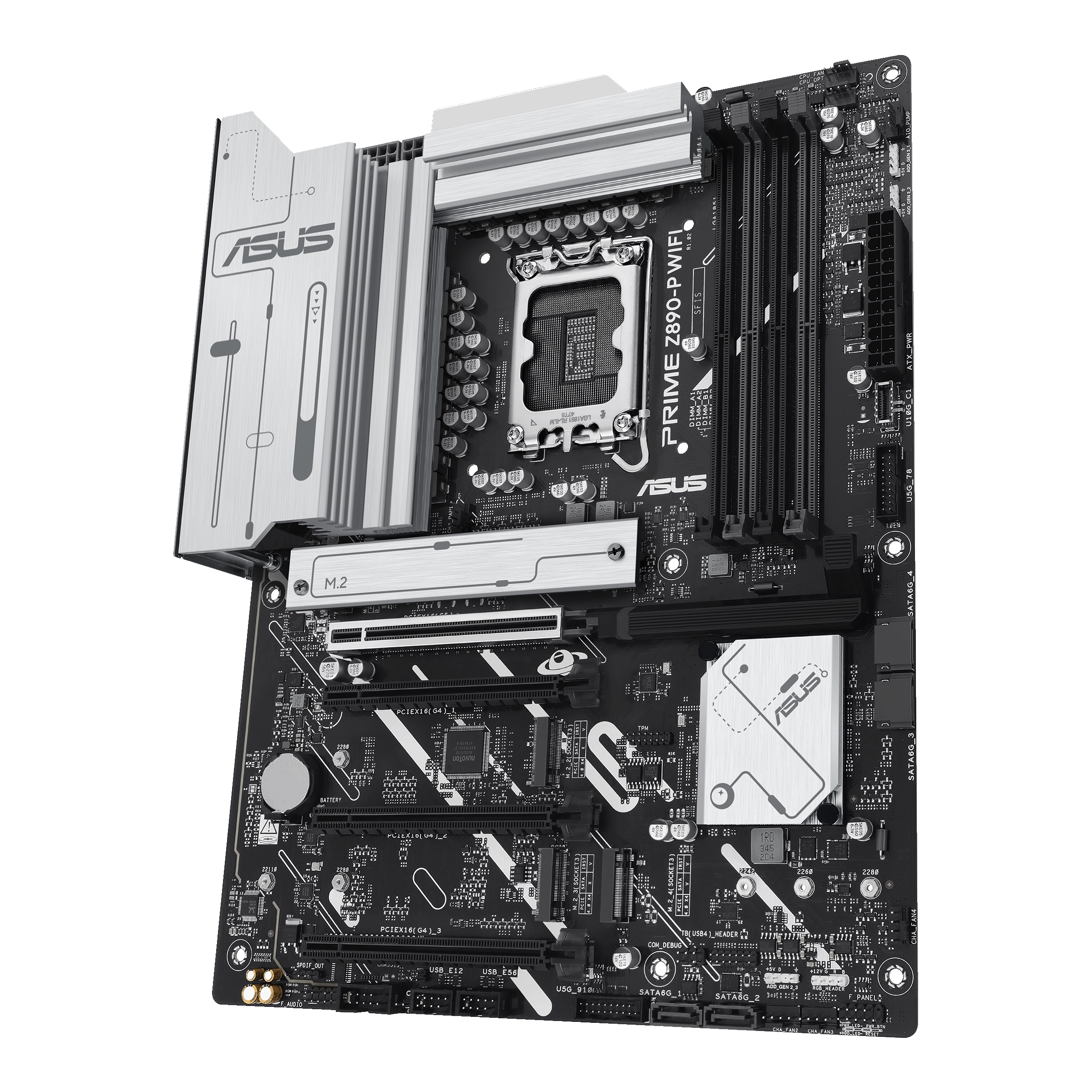 PRIME Z890-P WIFI-CSM front view, 60 degrees