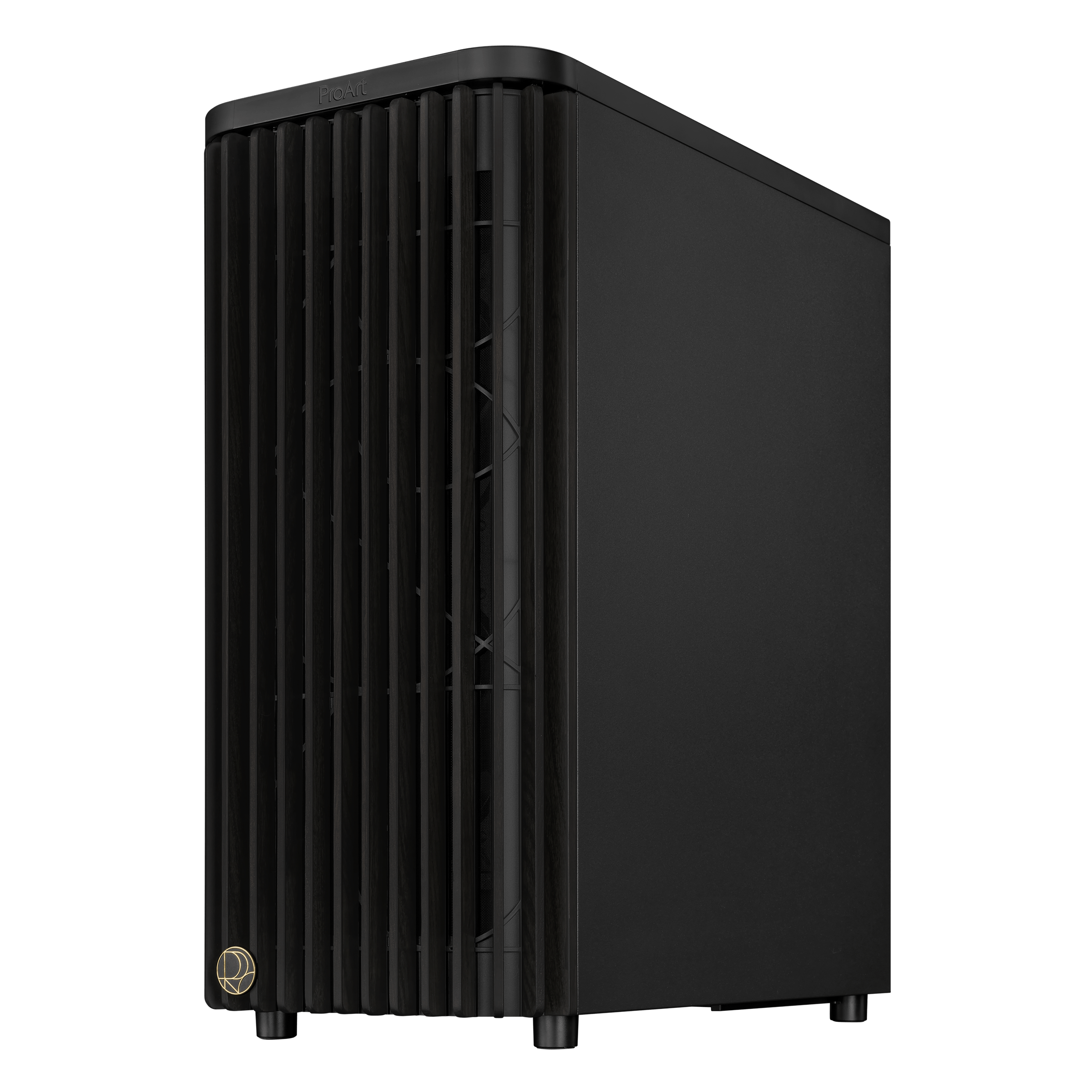 ProArt PA401 Wood Edition TG_right 45-degree view with side panel 