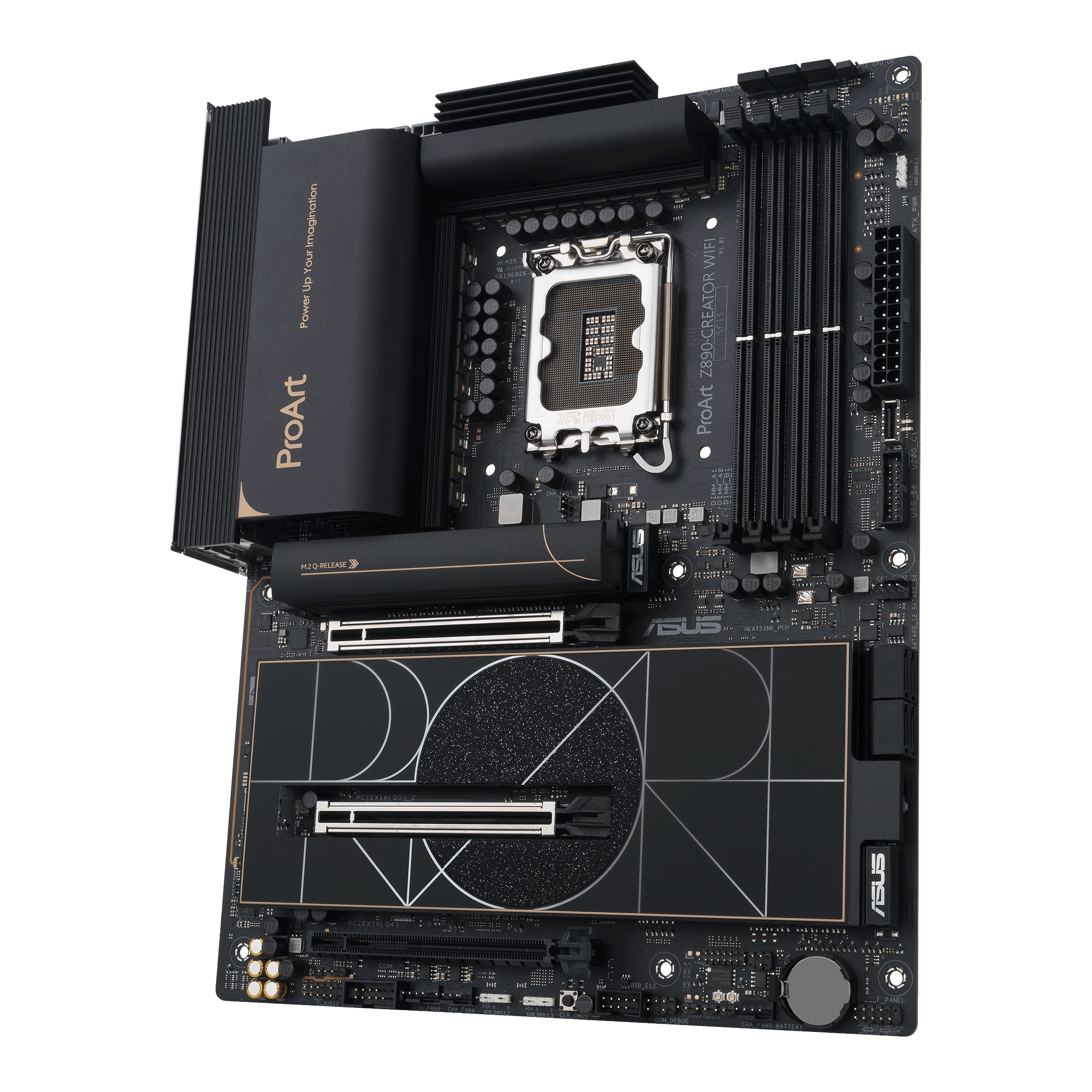 ProArt Z890-CREATOR WIFI front view, 60 degrees