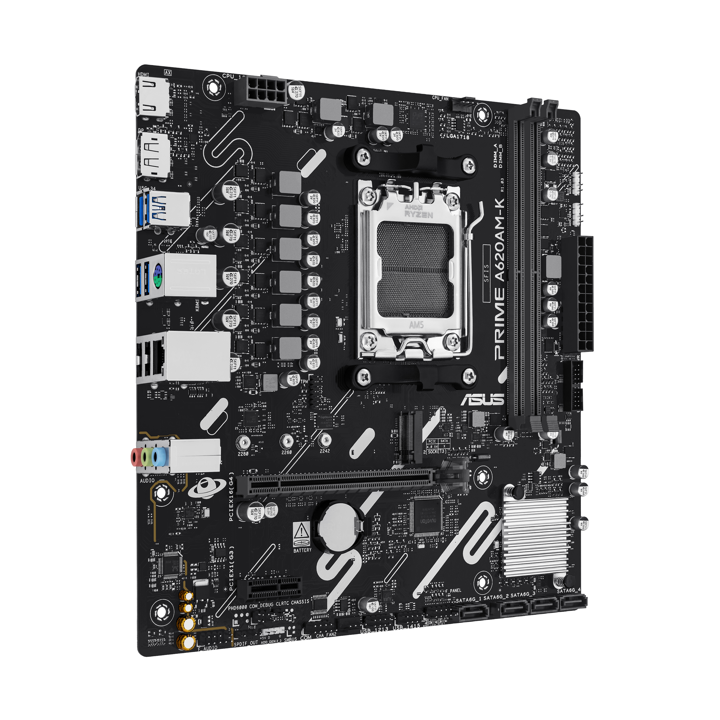 PRIME A620AM-K-CSM front view, 90 degrees