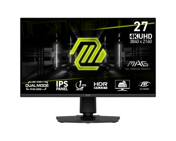 MSI MAG 275UPD E14, 27" Dual Mode, 4K 144Hz, FHD 288Hz 1ms, IPS Gaming Monitor - Gaming Wala Bhai