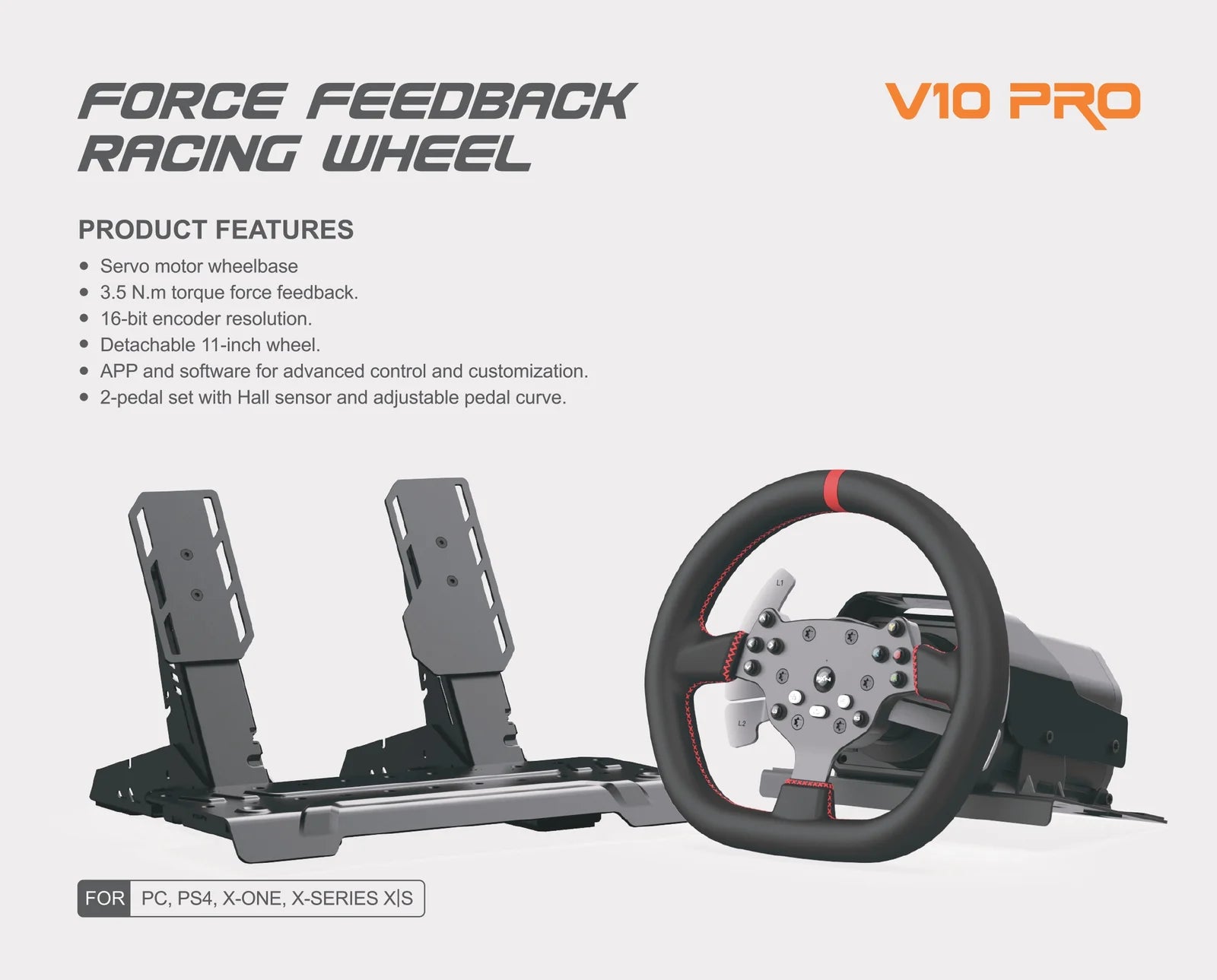 PXN  V10 ULTRA STEERING WHEEL