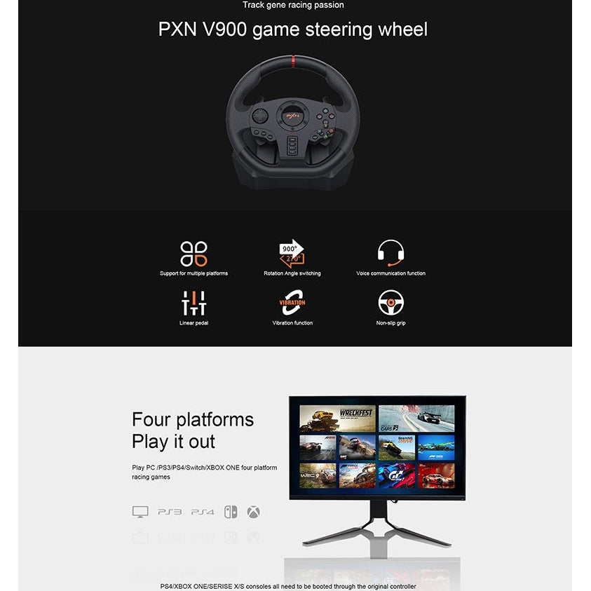 PXN v900 gaming racing wheel