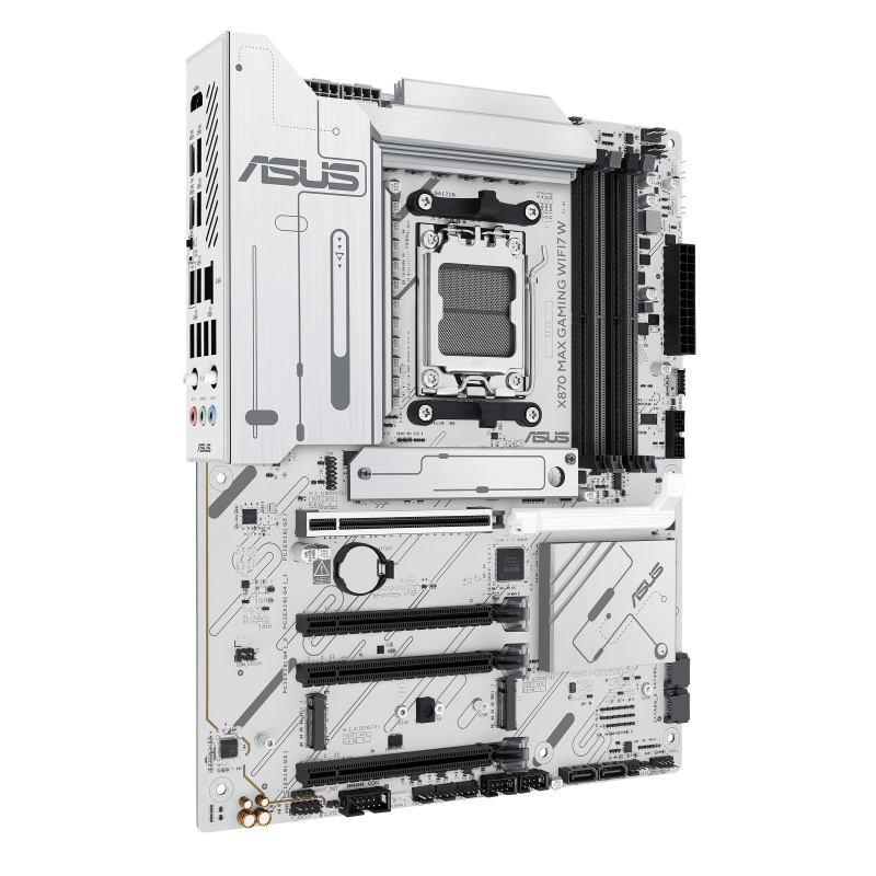 ASUS X870 MAX GAMING WIFI7 W motherboard view 2