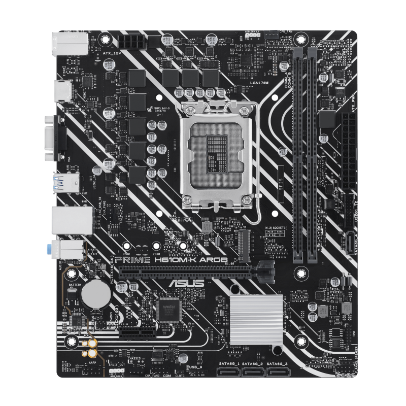 ASUS PRIME H610M-K ARGB motherboard