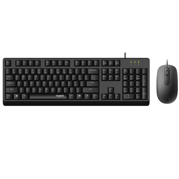 Rapoo X130PRO Wired Keyboard Mouse Combo Pakistan