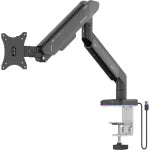 AndaSeat (AD-W-A9X-1S) Stealth Pro II RGB A9X Ergonomic Single Monitor Arm – Black