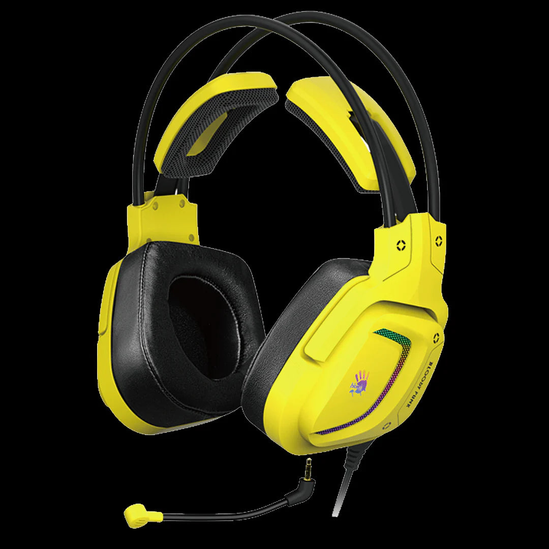 Bloody G575 Punk Yellow Virtual 7.1 Surround Sound Gaming Headset