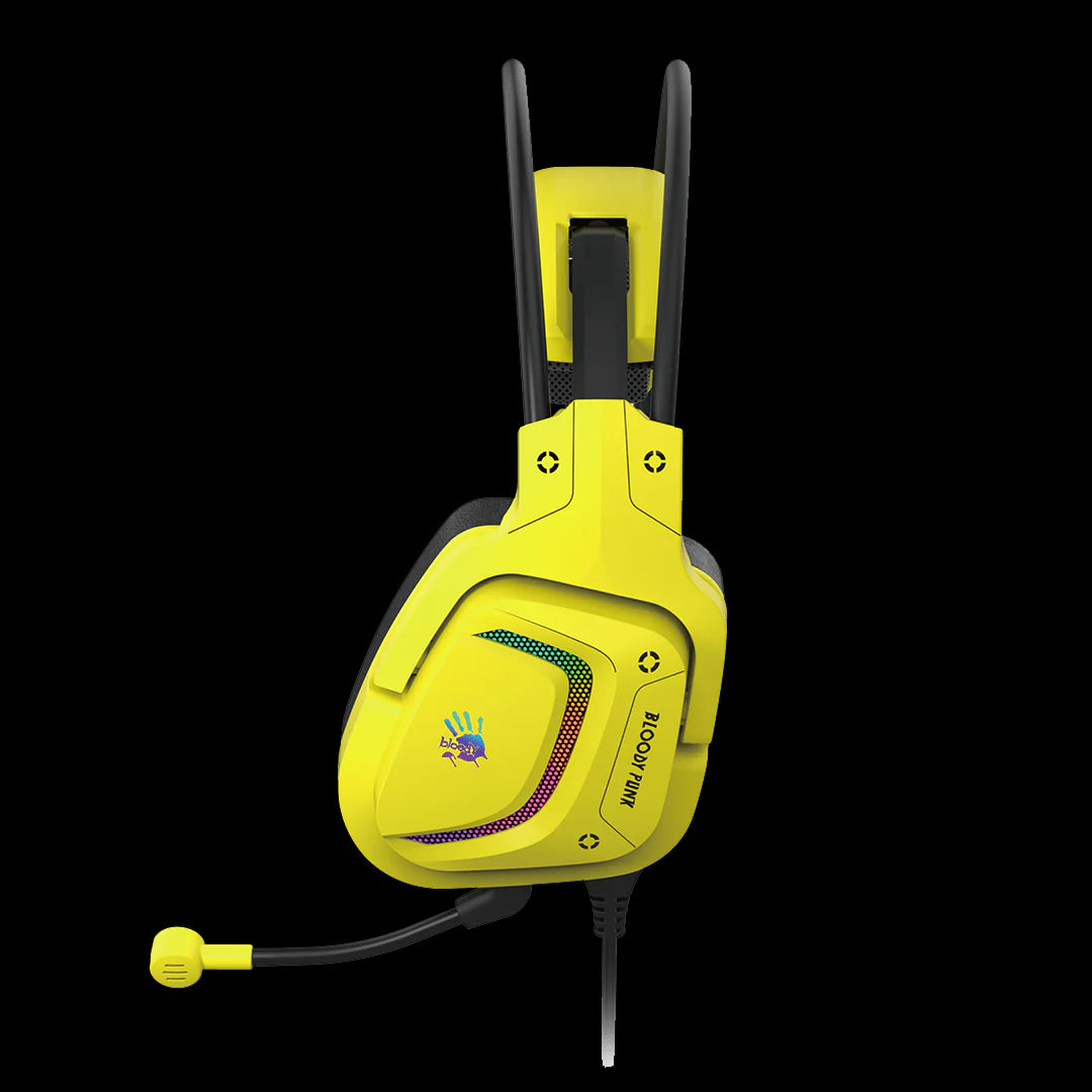 Bloody G575 Punk Yellow Virtual 7.1 Surround Sound Gaming Headset