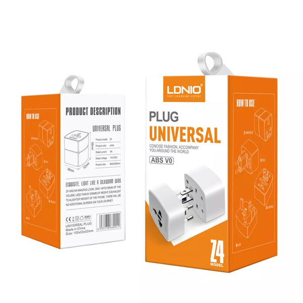 LDNIO Z4 Universal Travel Adapter - Gaming Wala Bhai