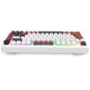E-YOOSO Z-82 RGB 81-Keys Wired Hot-Swappable Mechanical Keyboard White/Red